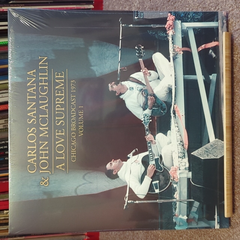 Carlos Santana & John McLaughlin - A Love Supreme Vol 1 '73 2LP Vinyl Record